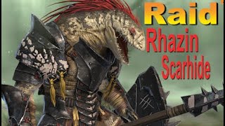 RAID shadow legends РАЗЕН | Rhazin Scarhide (Гайд/Обзор героя)Советы по прокачке