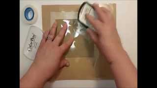 Technique stencil with cutting dies