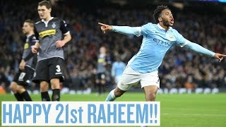 STERLING CELEBRATES IN STYLE | City 4-2 Gladbach | 2015-16