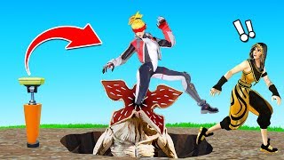 ESCAPE The UPSIDE DOWN! (Fortnite Stranger Things Deathrun)