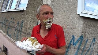 На что готов мужик ради 300 руб / Торт с горчицей + Селёдка