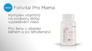 Vitaminy proti vypadávání vlasů během a po těhotenství - Folivital Pro Mama