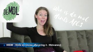 Wie is de mol 2020 - Hints en review - Aflevering 3 Welvarend #widm