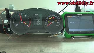 Comment utiliser obdstar x300 dp plus pour 2015 VW Sagitar Cluster Calibrate