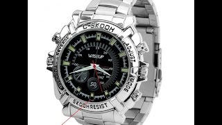 WISEUP 1080P HD Spy Watch Hidden Camera Video Footage in a convenience store (Model Number: W8900)