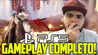AGORA SAIU o trailer de GAMEPLAY COMPLETO do PRIMEIRO JOGO de PS5 !