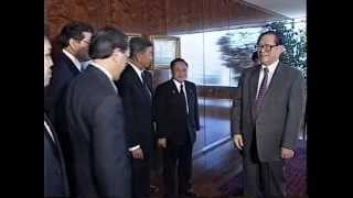 Chinese President, ZeMin  Jiang, Met Thailand's Prime Minister Raw Footage NYC News Event Video