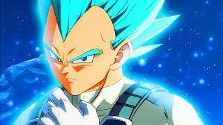 DRAGON BALL FighterZ: VEGETA Super Saiyan Blue All Special Pre Battle DIALOGUE!