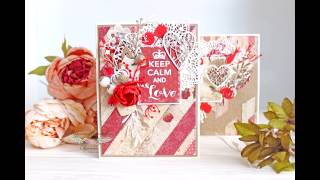 TUTORIAL Cards  from scraps | МК открытки из обрезков