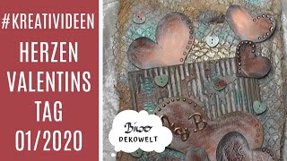 #KreativIdeen 01/2020 Herzen und Valentinstag