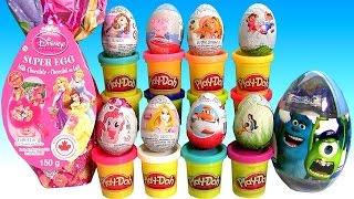 Play Doh Disney Princess Surprise Eggs Sofia PeppaPig MyLittlePony PlayDough Huevos Sorpresa