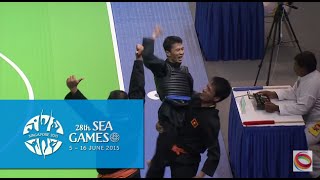 Pencak Silat Tanding Men's Class A Final INA vs VIE (Day 9) | 28th SEA Games Singapore 2015