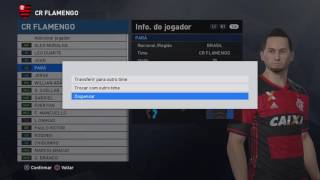 Pro Evolution Soccer 2017 Como licenciar P.Guerreiro no Flamengo