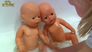 Купание Беби Бонов Тёмы и Лизы! Видео для детей???