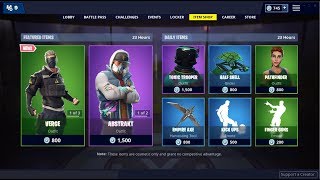 NEW* Verge Skin ! Fortnite Item Shop January 16, 2019