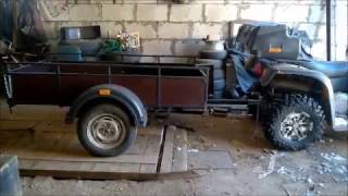 Прицеп для квадроцикла самосвал самодельный