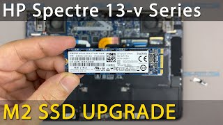 HP Spectre 13-v How to install M2 SSD upgrade