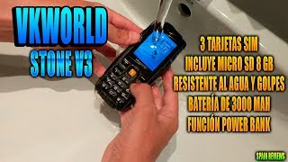 VKworld - Stone V3 Teléfono móvil resistente para personas mayores