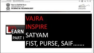 Schemes from MINISTRY OF SCIENCE AND TECHNOLOGY Website Part I