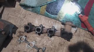 Замена прокладки выпускного коллектора Jeep Grand Cherokee WJ