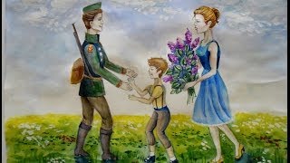 Жеңиш күнүнө карата балдардын сүрөт көргөзмөсү
