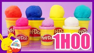 COULEURS - Pate à modeler Play Doh pour enfants - Compilation - Titounis Touni Toys