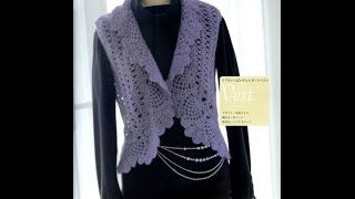 Вязание крючком.  ЖАКЕТ-БОЛЕРО. часть 3.JACKET-BOLERO.