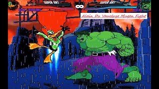 Mugen : Duck Dodgers (Looney Tunes) Vs Hulk (Marvel) (Request)
