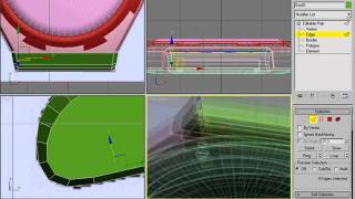 Построение крепления браслета в 3D Studio Max (10/18)
