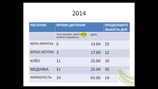 КАЛЕНДАРЬ ЦВЕТЕНИЯ МЕДОНОСОВ ПЧЕЛОВОДСТВО