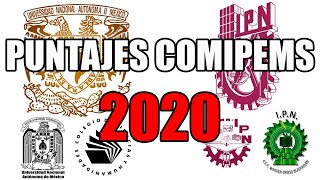 PUNTAJES COMIPEMS 2020