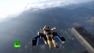 Spectacular video: Jetman soars alongside iconic Mount Fuji in Japan