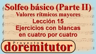 Tutorial música | Clases de Solfeo para principiantes 15 | Aprenda a cantar por nota