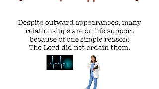 Marriage: God-ordained vs. God-endorsed