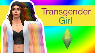 The Sims 4 (CAS): Transgender Girl