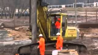 Буронабивные сваи и шпунтовое ограждение