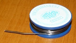 Припой для пайки меди оловянно-свинцовый с флюсом (Kaina 63/37 0.8 мм)