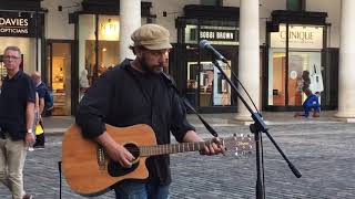 Radiohead, Street Spirit (Rob Falsini) - busking in the streets of London, UK ??