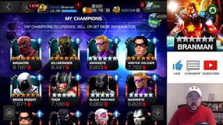 5x 6 Star Crystal Opening, 7x 5 Star Crystal Opening!! - Marvel Contest of Champions