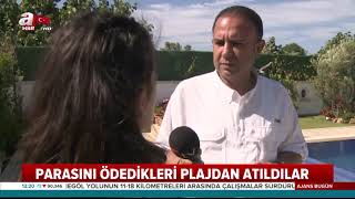 İzmir Alaçatı'da tesettürlü kadını plajdan kovdular!