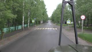 Еду на Урале лесовозе по Красновишерску 23 июня 2019