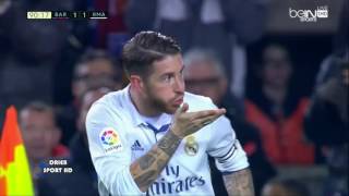 SERGIO RAMOS GOAL REAL MADRID VS BARCELONA ( Arabic Commentators ) 90 minutes!!