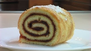 Сладкий рулет за 25 минут видео рецепт ( Sweet roll . eng subtitles)