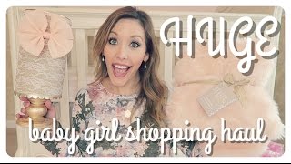 baby girl shopping haul | clothing & nursery gear