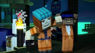 Minecraft: Story Mode Season 2 Episode 4 Walkthrough Campaign Gameplay Part 2 - BELOW THE BEDROCK
