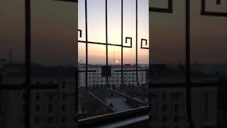 Красивый утренний рассвет с высоты птичего полёта?