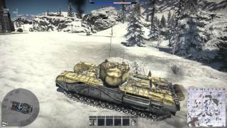 Играем War Thunder Gameplay Танки Churchill Mk.III 60FPS