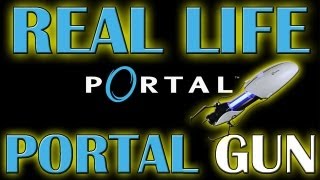 Portal: Terminal Velocity "Real Life Portal Gun Demonstration"