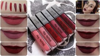 Sleek Matte Me New Shade Swatches 2016