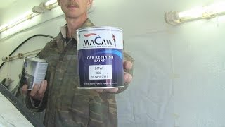 MaCaw vs Mipa. Тест красок на укрывистость.